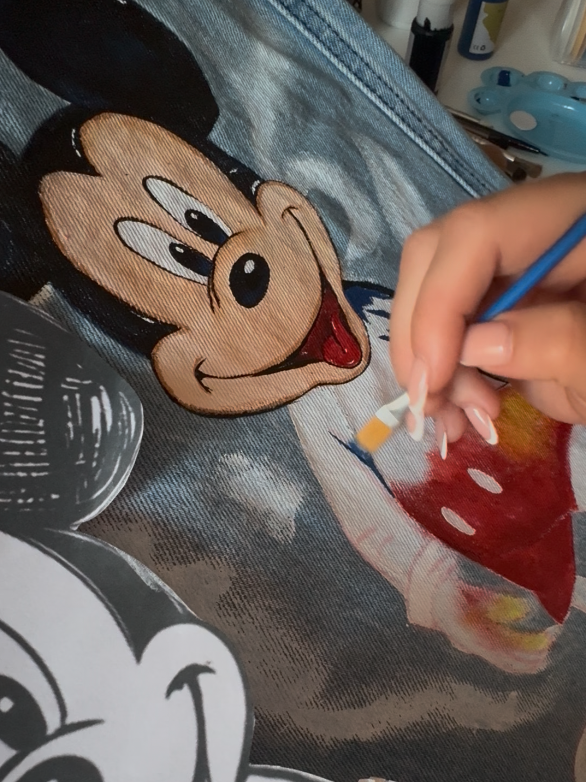 CHAQUETA PINTADA A MANO